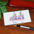 Head Over Tails Personalized Checkbook Cover